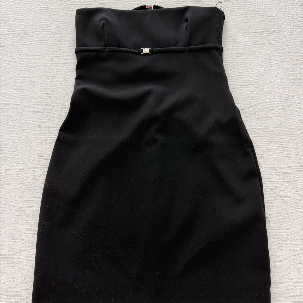 Zara Black Strapless Dress